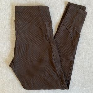 Oysho Texture Jacquard Leggings